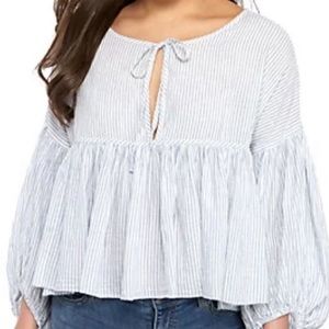 Free People Beaumont Mews Blouse Size Small